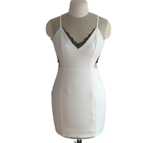 Lulu's Lace Back Mini Dress - Picture 3 of 8